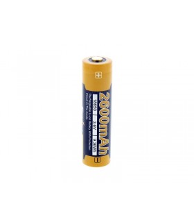 Fenix 18650  Accu rechargeable 3,6 V, 2600 mAh. bleu/jaune