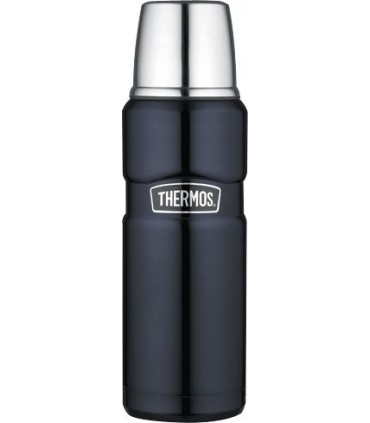 Thermos 123151 Bouteille isotherme THERMOS « KING » 0,47 l bleu marine, à double paroi