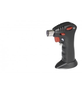 Westmark 1239 Chalumeau de cuisine à gaz, flamme réglable. Système de sécurité. Socle amovible