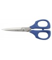 Kaï 5165.b Ciseaux couture multi-usages 16,5 cm inox, anneaux bleus. Livrés avec un étui protecteur.