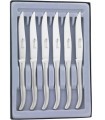G.David 2899 Coffret 6 couteaux table Laguiole  monobloc, 23 cm, inox microdentés. Garantis lave-vaisselle