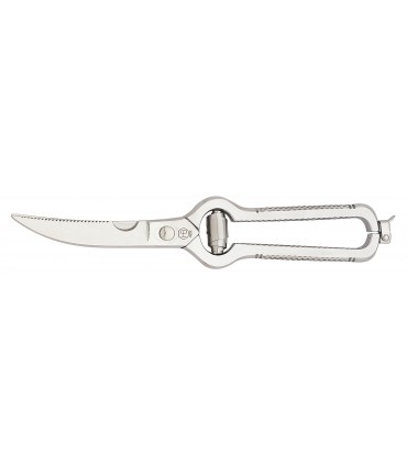 Manufacturer 693 Coupe-volailles inox, branches pleines, ressort comtois. Lg totale : 24 cm