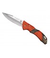 Bück 7285.oc Couteau Bantam, lame acier 420 à cran et à bouton double, manche 11 cm nylon/fibre de verre orange camo