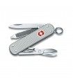 Victorinox 0.6221.26 Couteau Classic alox silver 5,8 cm Alox quadrillé Argent