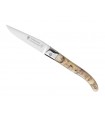 Cdozorme 4915.b Couteau, lame acier 14C28N, manche 12,5 cm Corne de bélier