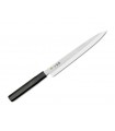 Kaï ak.1106 Couteau Yanagiba KINJU, lame 24 cm. manche en bois pacca noir
