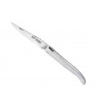 Le Fidèle 2831 Couteau Laguiole 12 cm Plein manche Aluminium satiné