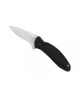 Kershaw ks.1620 Couteau Scallion, lame acier 420HC avec « flipper », manche 9 cm nyl/fibre de verre noir