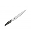Kaï ndc.0704 Couteau à trancher Sun nagare 23 cm Bois Pakka wood gris foncé tacheté