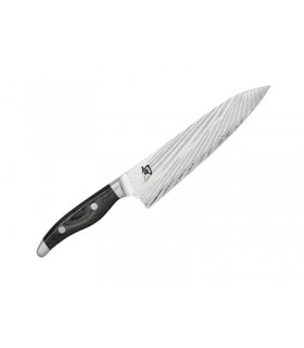 Kaï ndc.0706 Couteau chef Sun nagare 20 cm Bois Pakka wood gris foncé tacheté