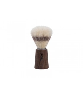 Nom theo41da Blaireau « THEO », soie naturelle, monture frêne foncé.