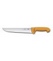 Victorinox 5.8431.24 Couteau , lame 24 cm inox, manche grillon® jaune.