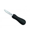 Victorinox 7.6394 Couteau huîtres, lame lancette courbe inox, manche nylon noir antidérapant.