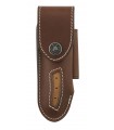 Max Capdebarthes 49812 Etui « T » cuir pérou, port horiz/verti. pour modèles « Le Thiers » et Laguiole jusqu'à 12 cm de manche.