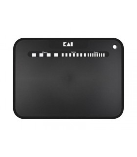 Kaï bz.0042 Planche à découper flexible Kaï, taille S (30 x 22 x 0,2 cm), noire.