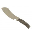 Fox Production fx.509ct Poignard PanaBas, lame 17 cm acier N690Co revêtement Cerakote bronze (épaisseur 6 mm), manche Forprene®,