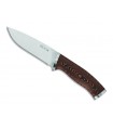 Bück 7863 Poignard Selkirk, lame 12 cm acier 420, manche micarta marron/noir veiné
